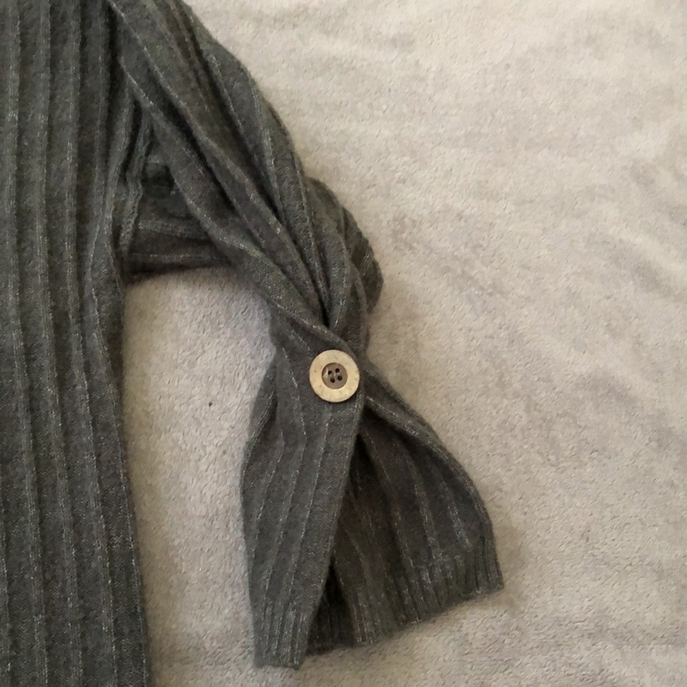 Free People Around the World Henley Sweater Gray S - Picture 6 of 11